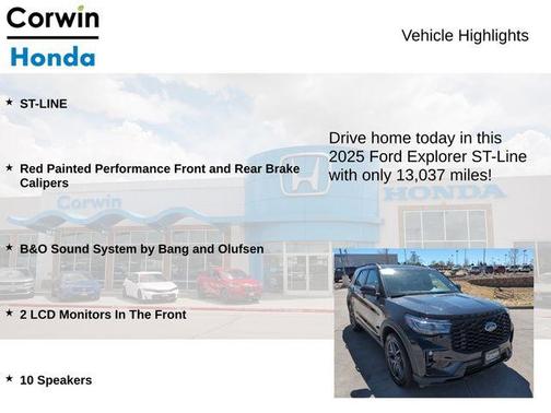 2025 Ford Explorer ST-Line