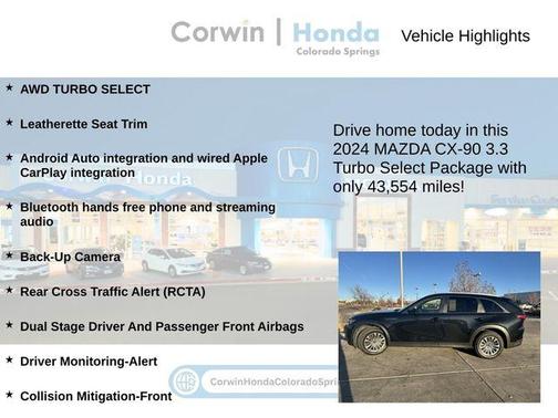 2024 Mazda CX-90 3.3 Turbo Select