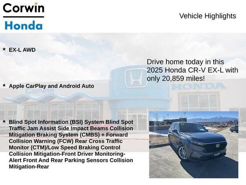 2025 Honda CR-V EX-L