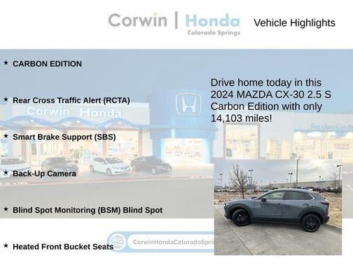 2024 Mazda CX-30 2.5 S Carbon Edition