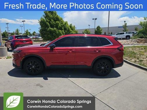 Radiant Red Metallic 2024 Honda CR-V Hybrid Sport Touring