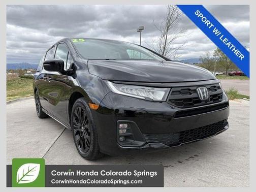 Crystal Black Pearl 2025 Honda Odyssey Sport-L