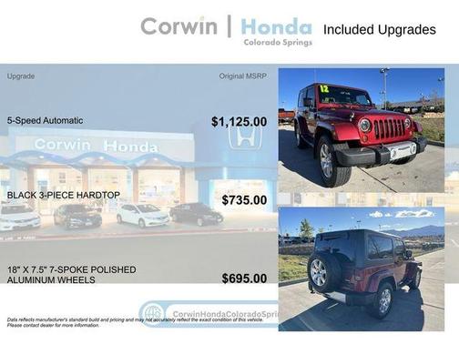 2012 Jeep Wrangler Sahara