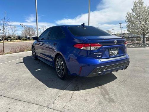 Blue Crush Metallic 2020 Toyota Corolla SE