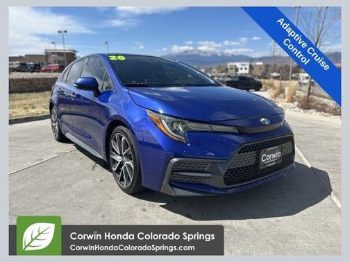 Blue Crush Metallic 2020 Toyota Corolla SE