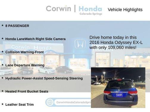 2016 Honda Odyssey EX-L