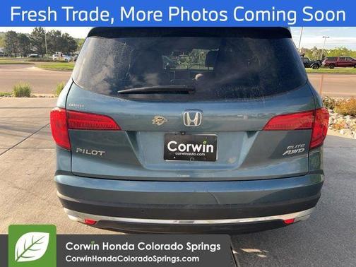 Steel Sapphire Metallic 2016 Honda Pilot Elite