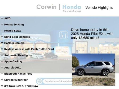 2025 Honda Pilot EX-L