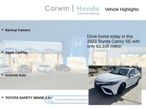 2023 Toyota Camry SE