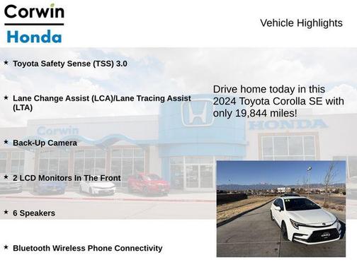 2024 Toyota Corolla SE