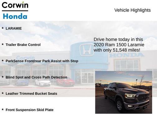 2020 RAM 1500 Laramie