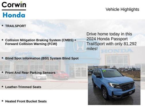 2024 Honda Passport TrailSport