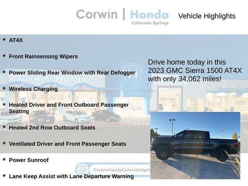 2023 GMC Sierra 1500 AT4X