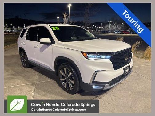 Platinum White Pearl 2025 Honda Pilot Touring