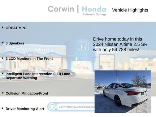 2024 Nissan Altima 2.5 SR