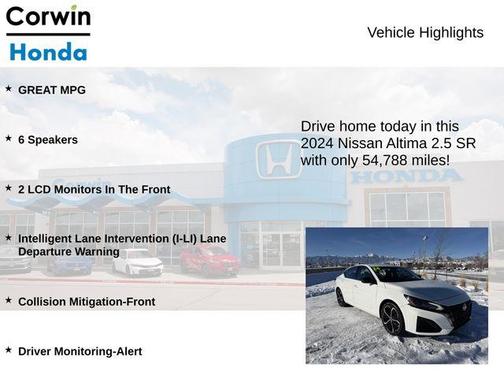 2024 Nissan Altima 2.5 SR