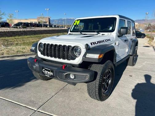 Bright White Clearcoat 2024 Jeep Wrangler Rubicon