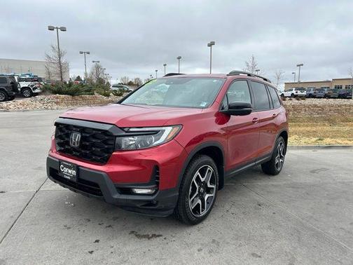 Red 2022 Honda Passport Elite