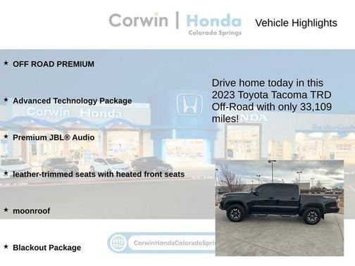 2023 Toyota Tacoma TRD Off Road