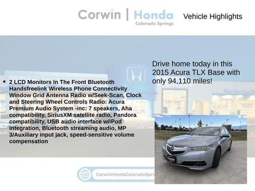 2015 Acura TLX FWD