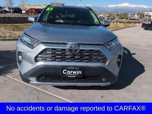 Silver Sky Metallic 2021 Toyota RAV4 Limited