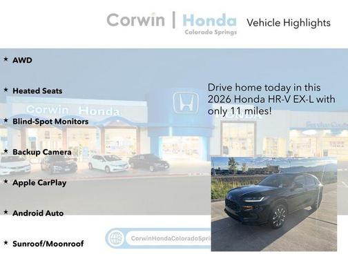 2026 Honda HR-V EX-L