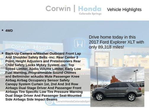 2017 Ford Explorer XLT