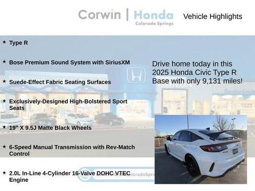 2025 Honda Civic Type R Base