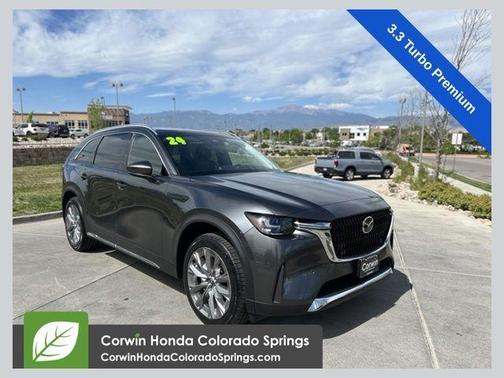 Machine Gray Metallic 2024 Mazda CX-90 Premium