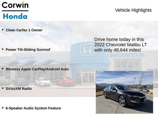 2022 Chevrolet Malibu LT