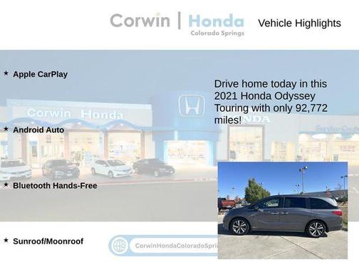 2021 Honda Odyssey Touring