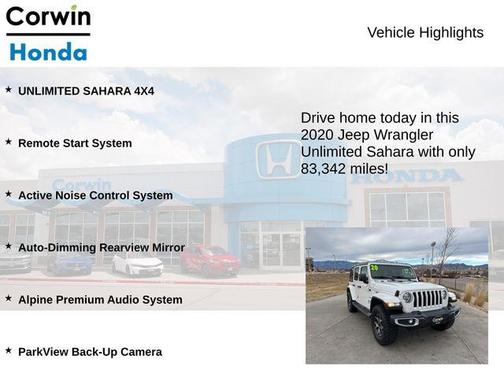 2020 Jeep Wrangler Unlimited Sahara