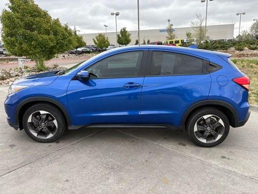 Aegean Blue Metallic 2018 Honda HR-V EX