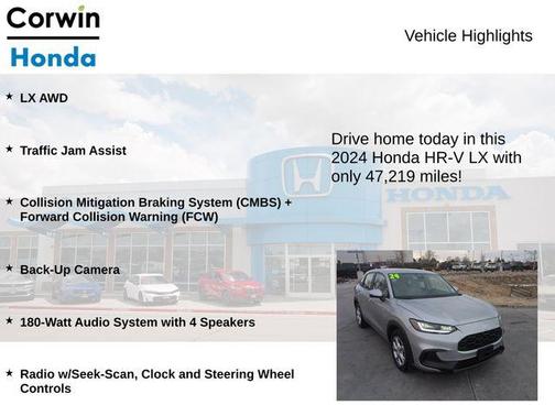 2024 Honda HR-V LX