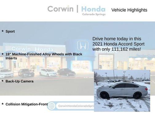 2021 Honda Accord Sport 1.5T