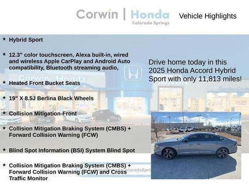 2025 Honda Accord Hybrid Sport