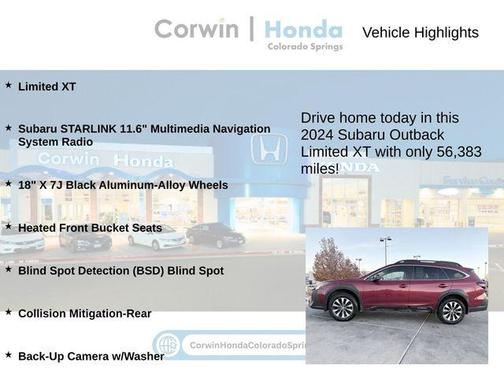 2024 Subaru Outback Limited XT