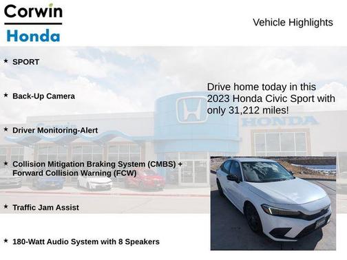 2023 Honda Civic Sport