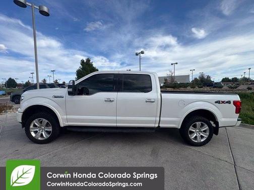 White Platinum Tri-Coat Metallic 2018 Ford F-150 Platinum