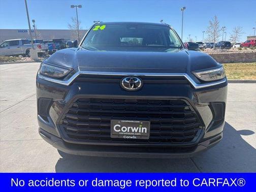 Midnight Black Metallic 2024 Toyota Grand Highlander XLE