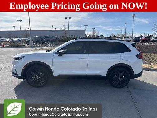Platinum White Pearl 2026 Honda CR-V Hybrid Sport Touring