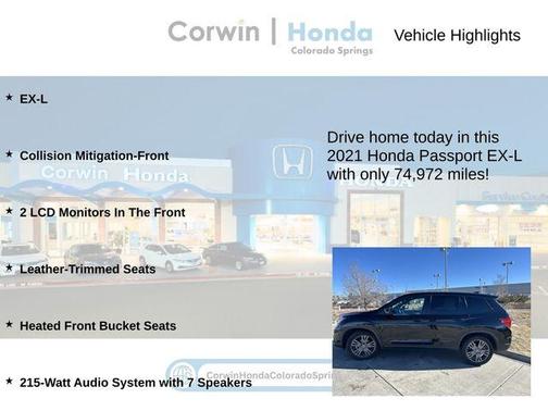 2021 Honda Passport EX-L