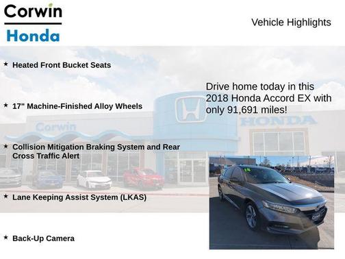 2018 Honda Accord EX