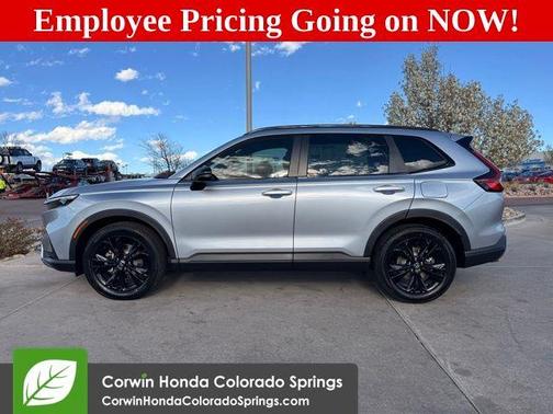 Solar Silver Metallic 2026 Honda CR-V Hybrid Sport Touring