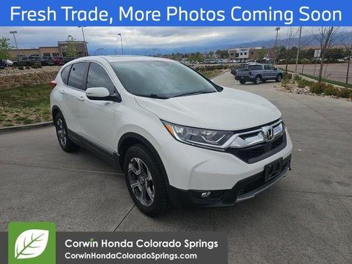Platinum White Pearl 2019 Honda CR-V EX