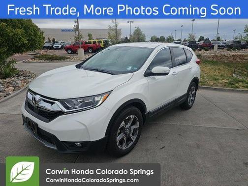 Platinum White Pearl 2019 Honda CR-V EX