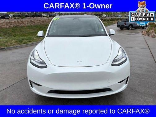 Pearl White Multi 2021 Tesla Model Y Long Range