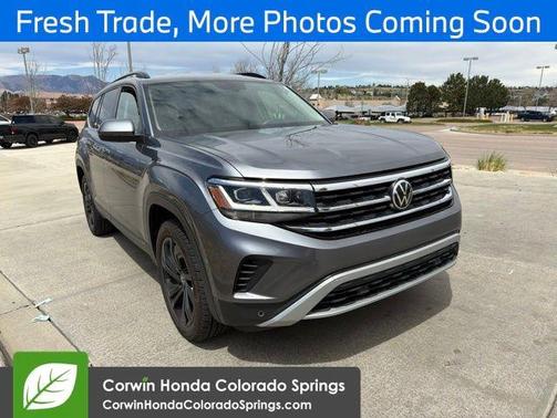 Platinum Gray Metallic 2022 Volkswagen Atlas 3.6L SE w/Technology