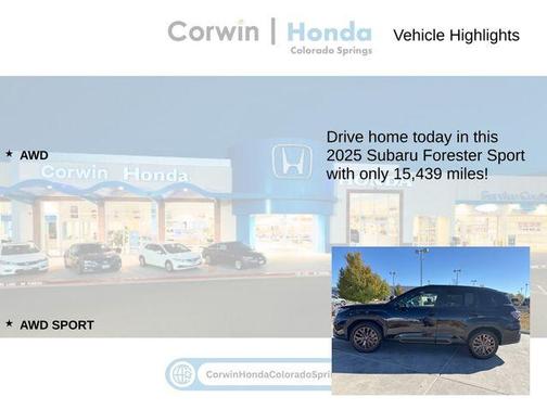 2025 Subaru Forester Sport