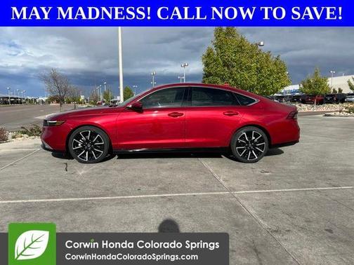 Radiant Red Metallic 2026 Honda Accord Hybrid Touring